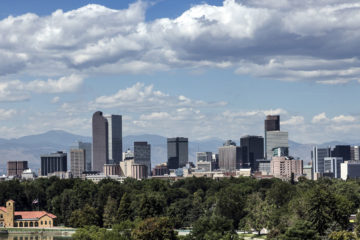 view of downtown denver