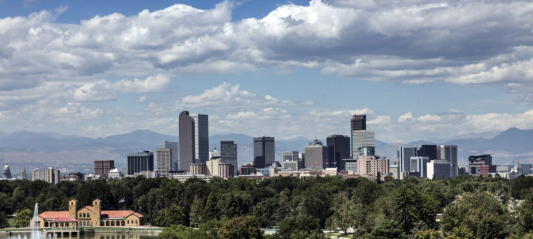 view of downtown denver